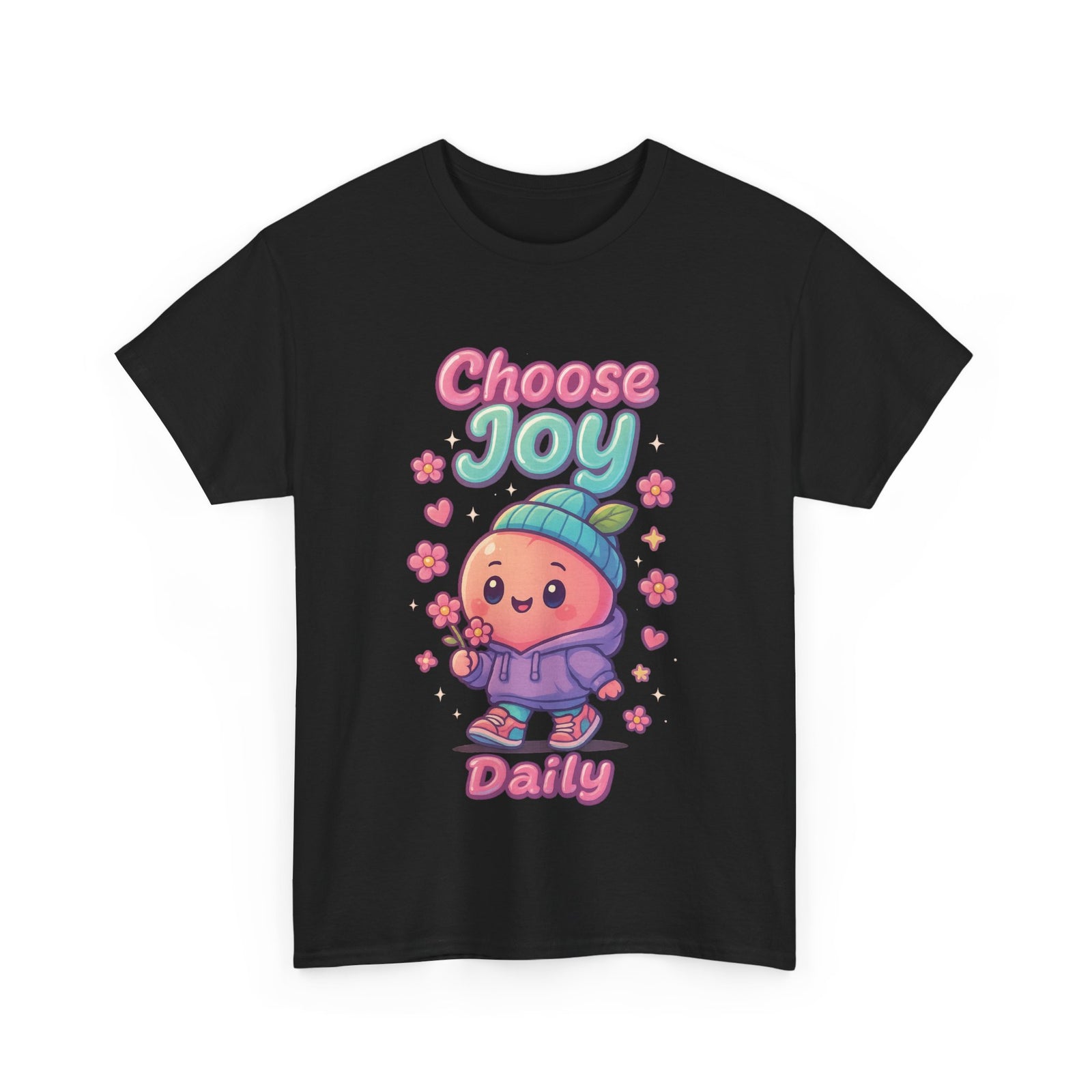 Cute 'Choose Joy Daily' Unisex Tee, Happy Shirt, Gift for Friends, Positive Vibes, Everyday Wear, Cheerful Apparel