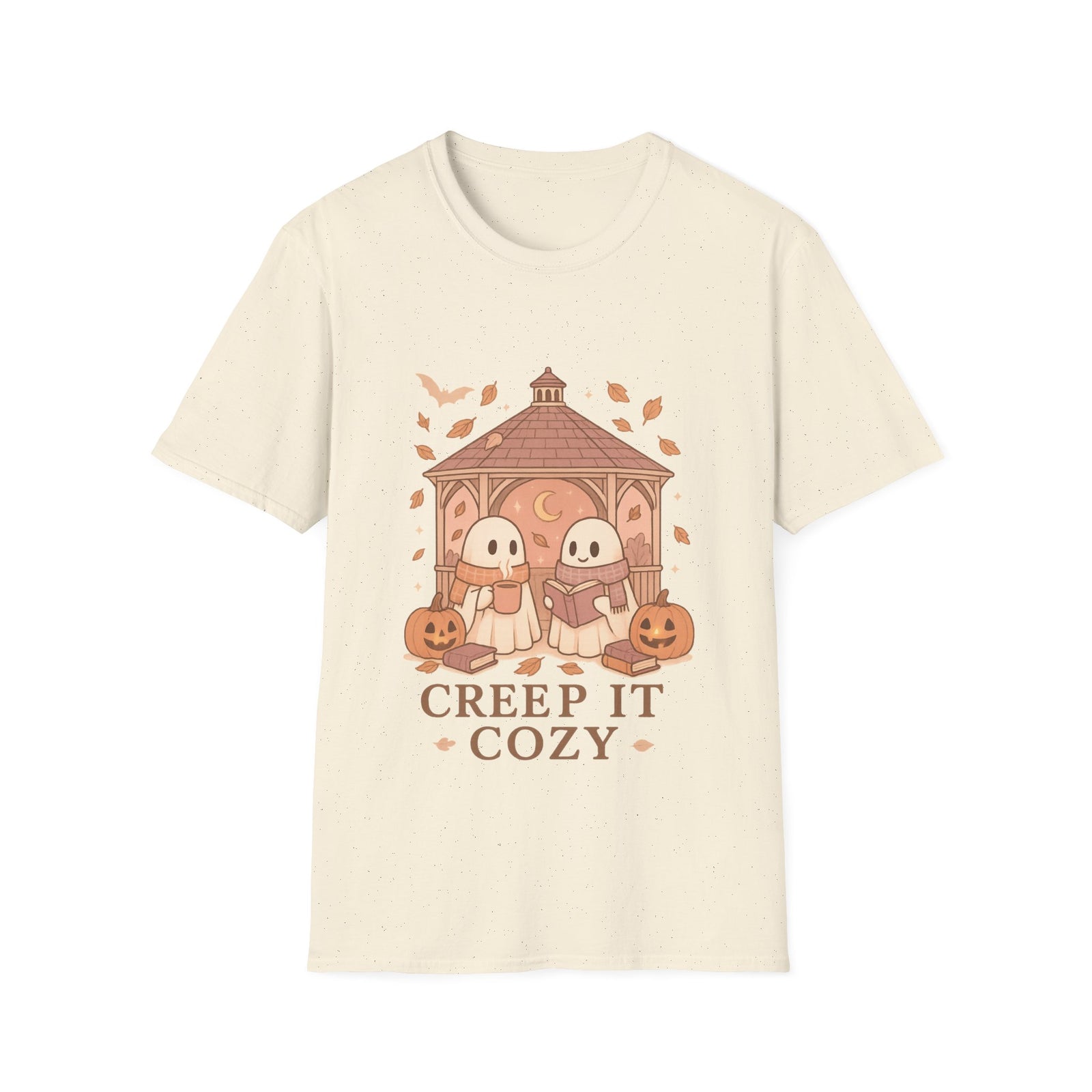 Cozy Creep It Unisex T-Shirt, Perfect for Halloween, Casual Fall Fashion, Gift for Friends, Pumpkin Lovers, Autumn Vibes