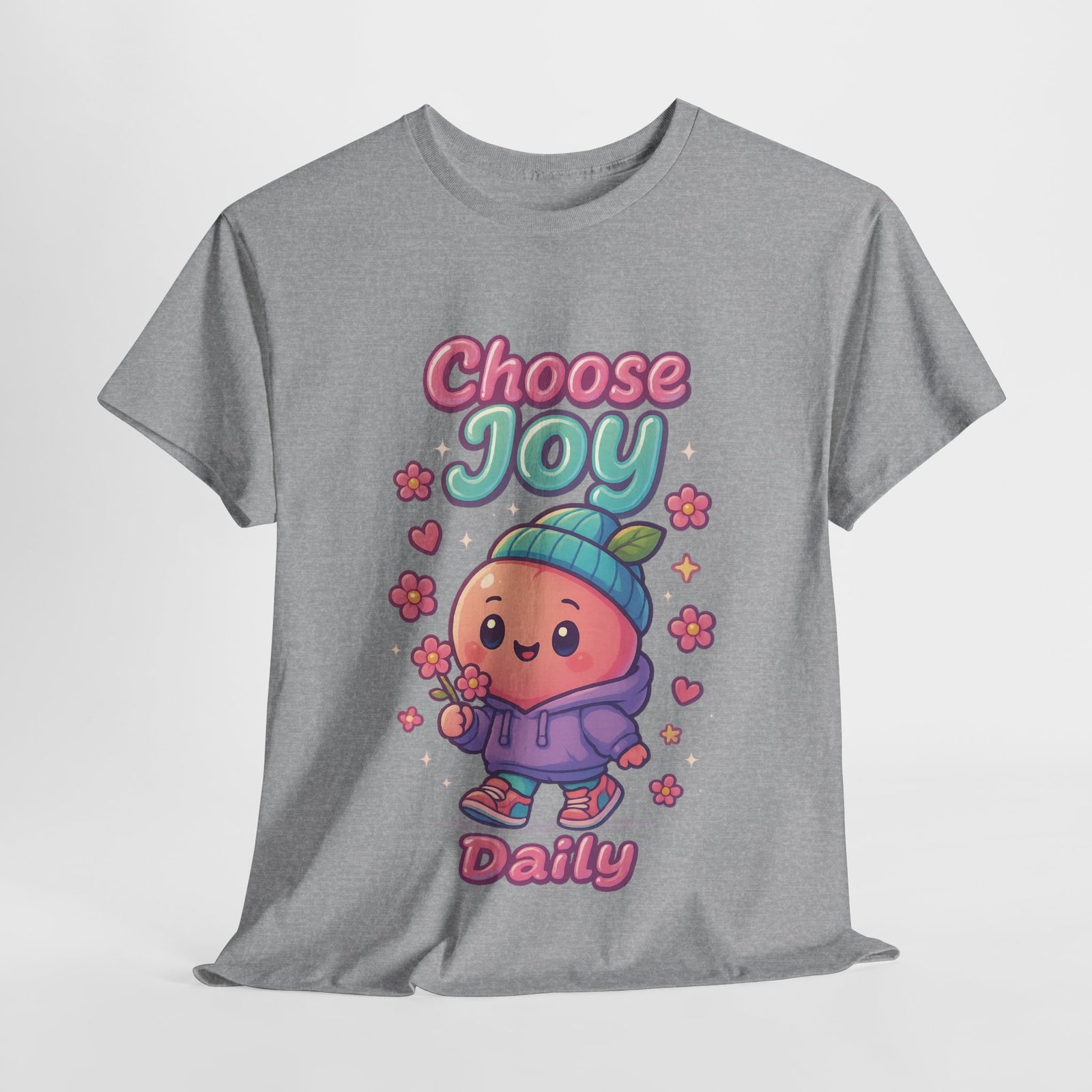 Cute 'Choose Joy Daily' Unisex Tee, Happy Shirt, Gift for Friends, Positive Vibes, Everyday Wear, Cheerful Apparel