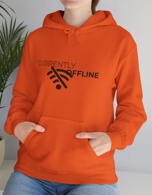 Load image into Gallery viewer, Currently Offline Unisex Heavy Blend Hoodie, Cozy Sweatshirt Gift, Casual Loungewear, Relaxed Fashion, Streetwear, Relaxation Apparel
