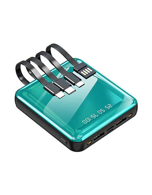 Load image into Gallery viewer, Mini Power Bank with inbuilt Line
