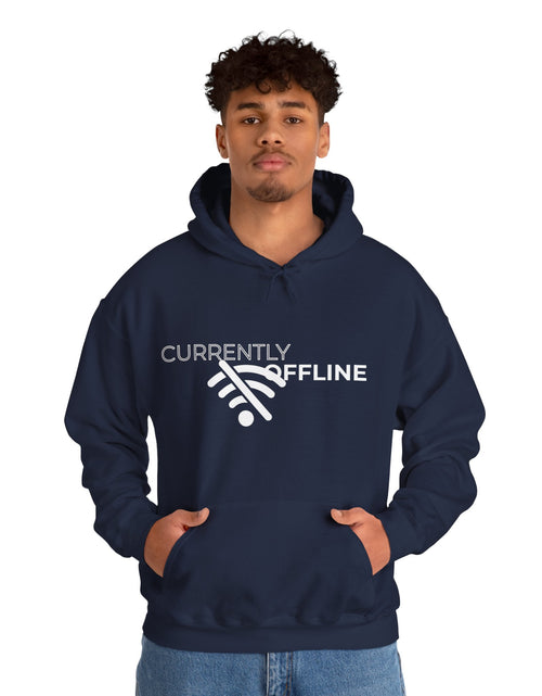 Load image into Gallery viewer, Currently Offline Unisex Heavy Blend Hoodie, Cozy Sweatshirt Gift, Casual Loungewear, Relaxed Fashion, Streetwear, Relaxation Apparel
