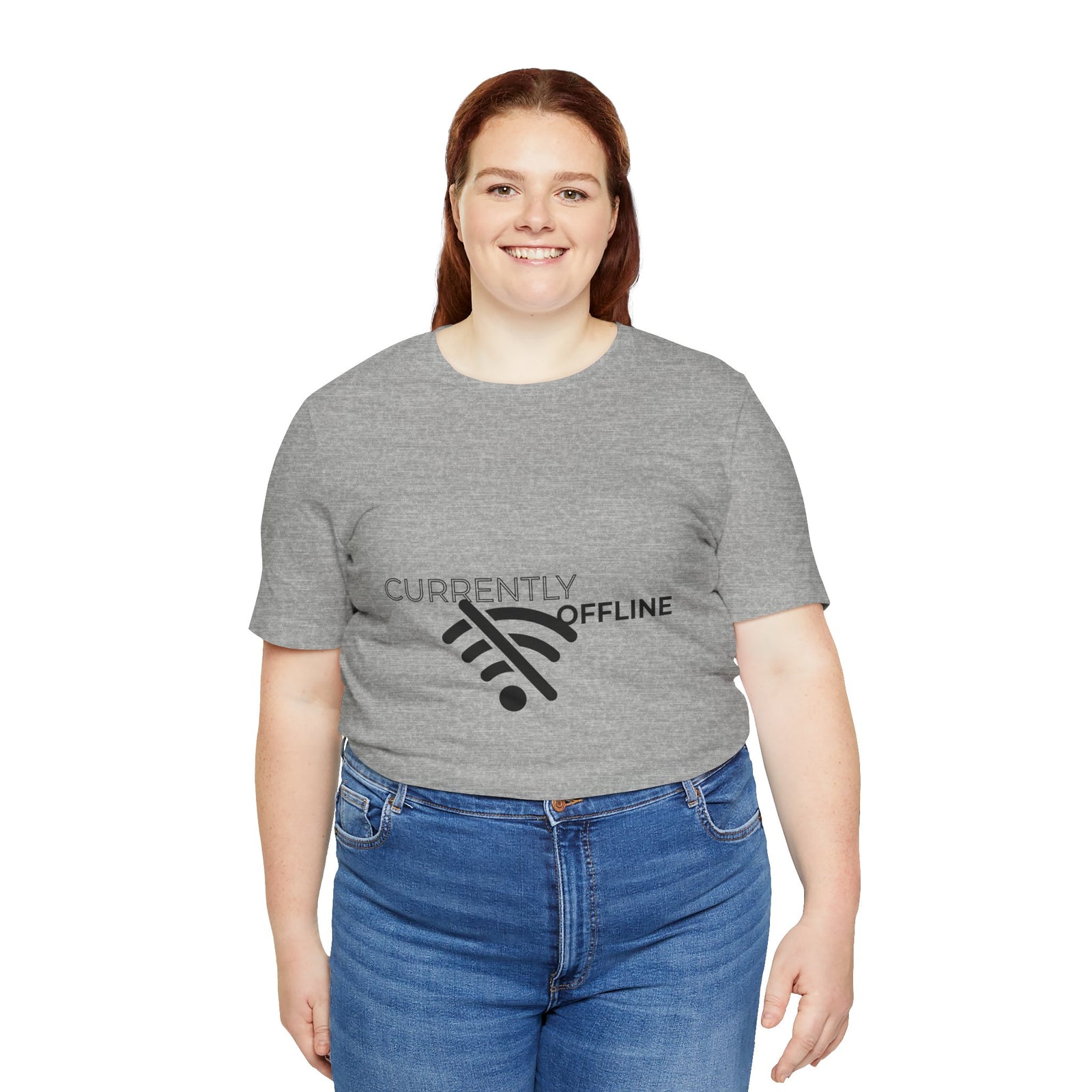 Currently Offline Unisex Tee, Casual Shirt, Comfortable T-Shirt, Tech Humor Clothing, Gift for Gamers, Relaxed Fit Apparel
