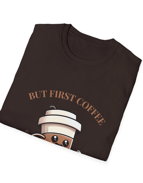 Load image into Gallery viewer, Funny Coffee Lover T-Shirt, Unisex Graphic Tee for Coffee Enthusiasts, Great Gift for Birthdays, Holidays, or Just Because
