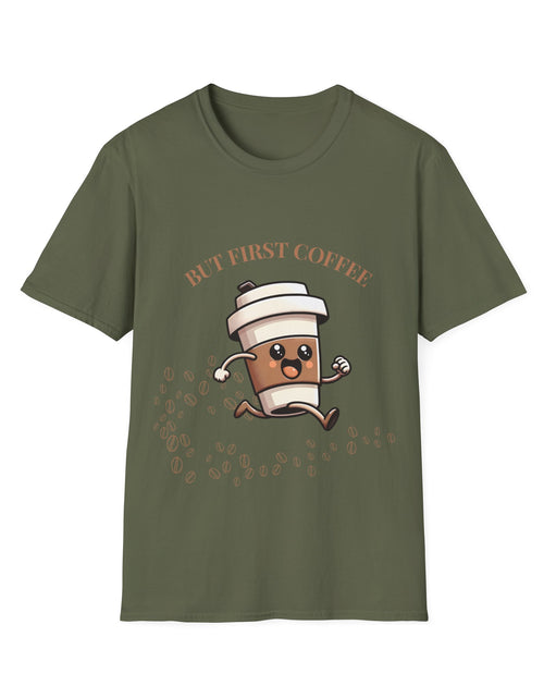 Load image into Gallery viewer, Funny Coffee Lover T-Shirt, Unisex Graphic Tee for Coffee Enthusiasts, Great Gift for Birthdays, Holidays, or Just Because
