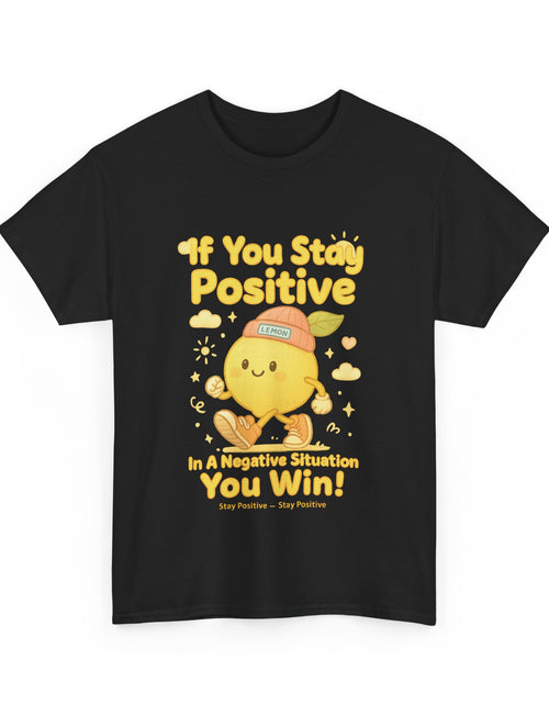 Load image into Gallery viewer, Positive Vibes Tee, Uplifting Graphic T-Shirt, Motivational Apparel, Gift for Friends, Casual Wear, Unisex Fashion
