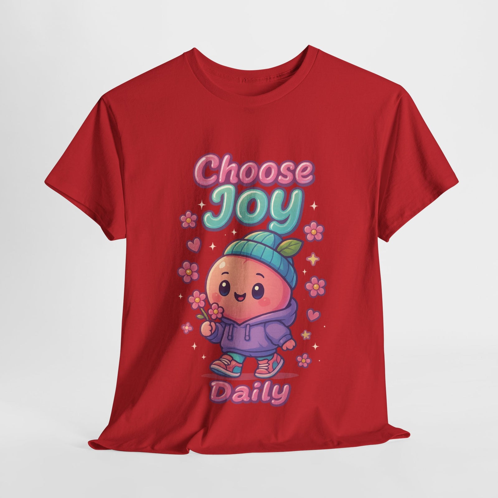 Cute 'Choose Joy Daily' Unisex Tee, Happy Shirt, Gift for Friends, Positive Vibes, Everyday Wear, Cheerful Apparel