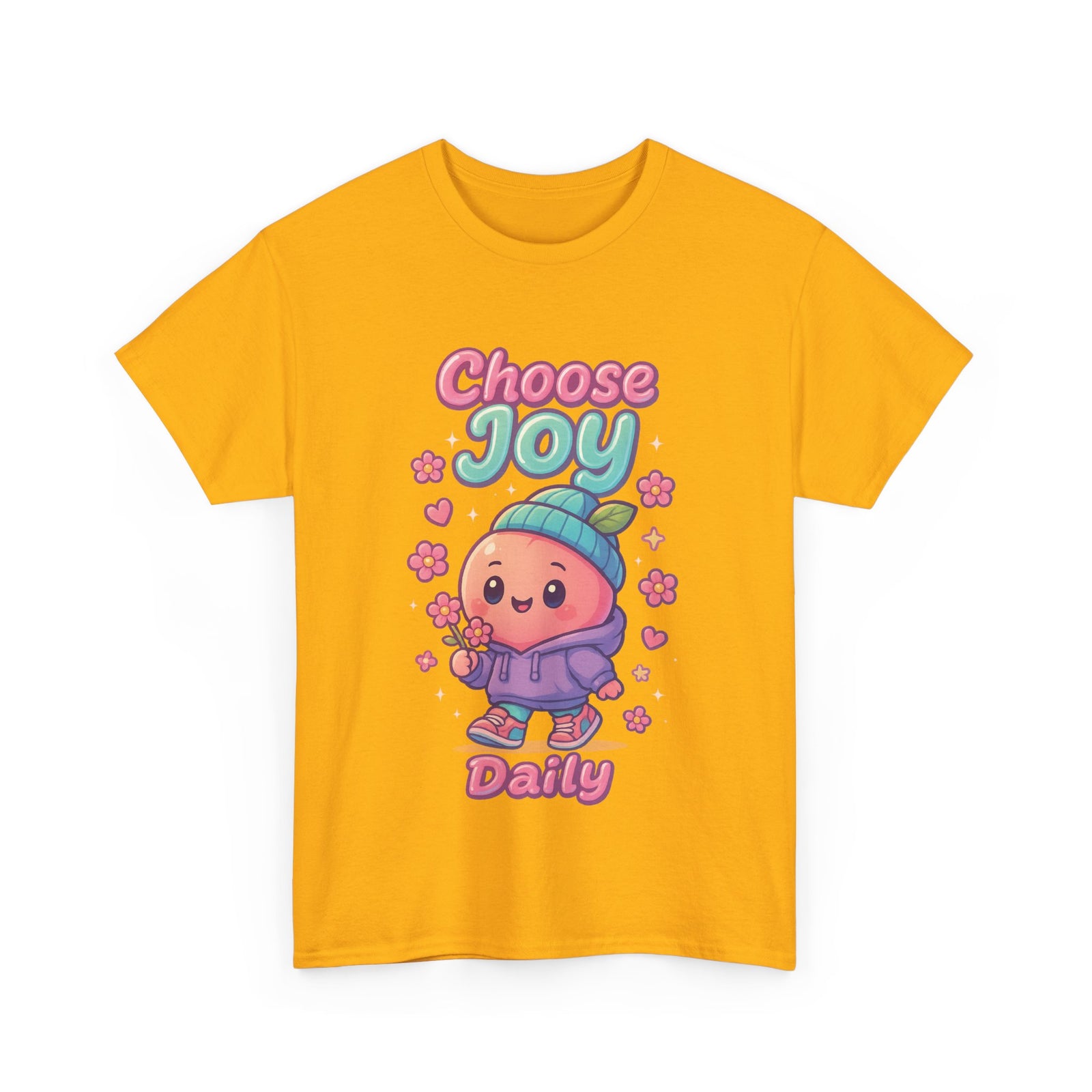 Cute 'Choose Joy Daily' Unisex Tee, Happy Shirt, Gift for Friends, Positive Vibes, Everyday Wear, Cheerful Apparel