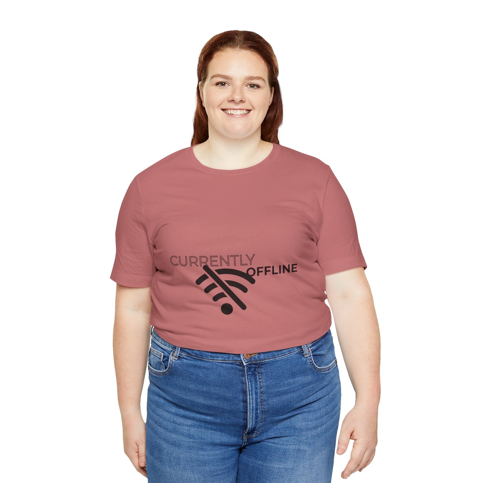 Currently Offline Unisex Tee, Casual Shirt, Comfortable T-Shirt, Tech Humor Clothing, Gift for Gamers, Relaxed Fit Apparel