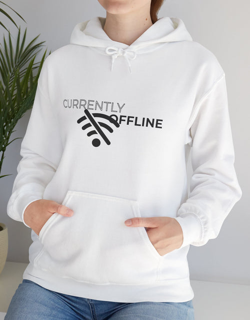 Load image into Gallery viewer, Currently Offline Unisex Heavy Blend Hoodie, Cozy Sweatshirt Gift, Casual Loungewear, Relaxed Fashion, Streetwear, Relaxation Apparel
