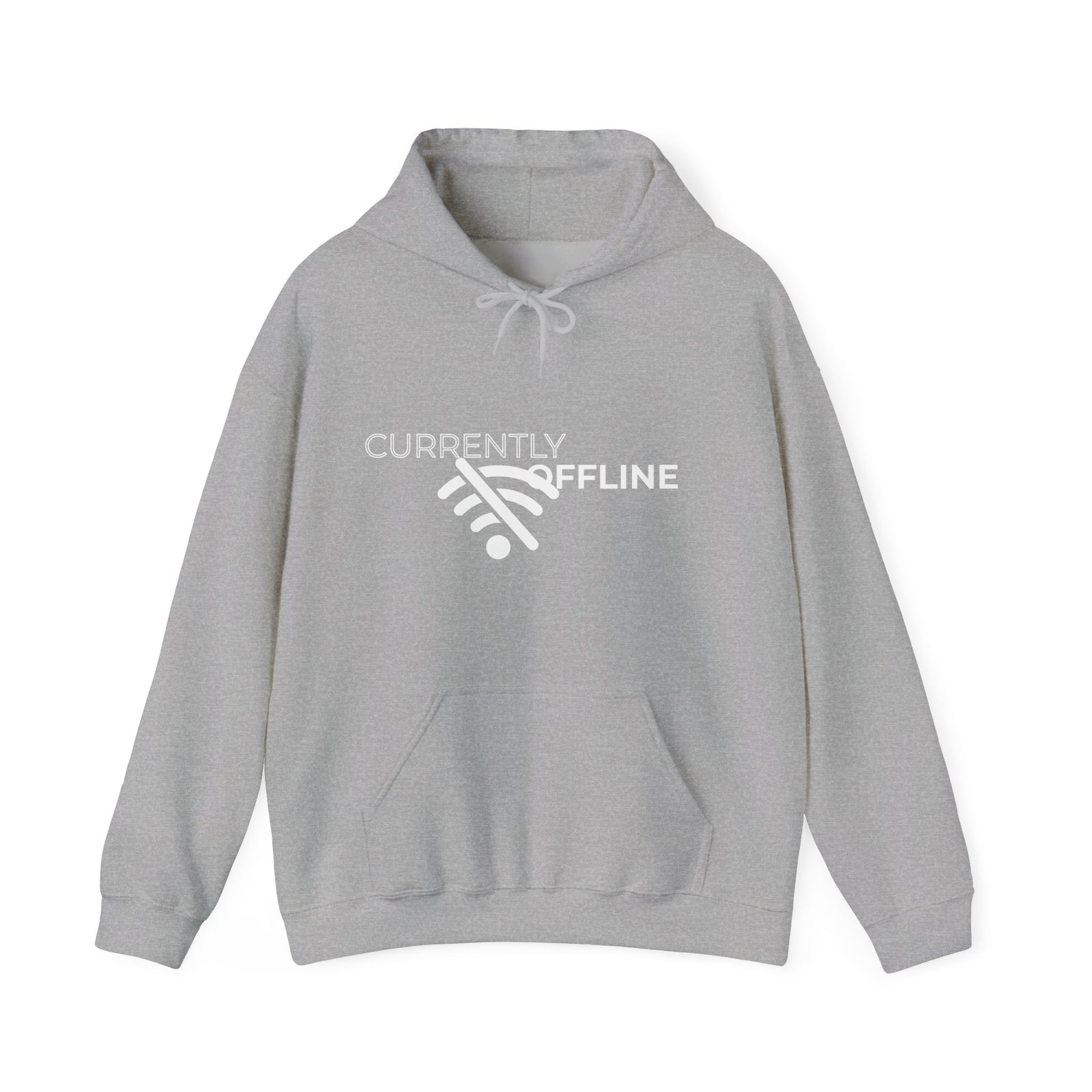 Currently Offline Unisex Heavy Blend Hoodie, Cozy Sweatshirt Gift, Casual Loungewear, Relaxed Fashion, Streetwear, Relaxation Apparel