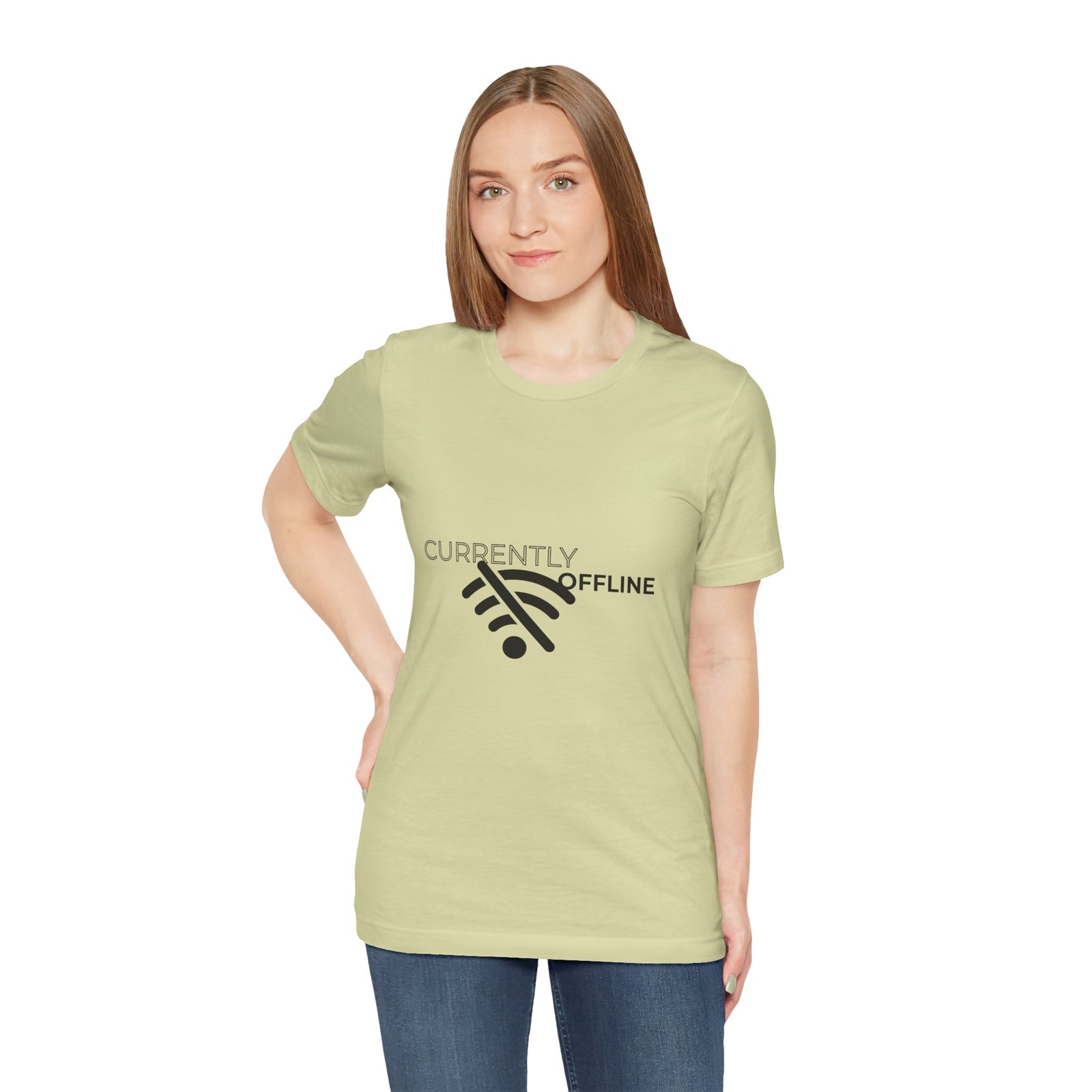 Currently Offline Unisex Tee, Casual Shirt, Comfortable T-Shirt, Tech Humor Clothing, Gift for Gamers, Relaxed Fit Apparel