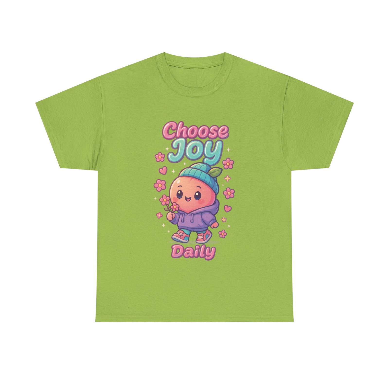 Cute 'Choose Joy Daily' Unisex Tee, Happy Shirt, Gift for Friends, Positive Vibes, Everyday Wear, Cheerful Apparel