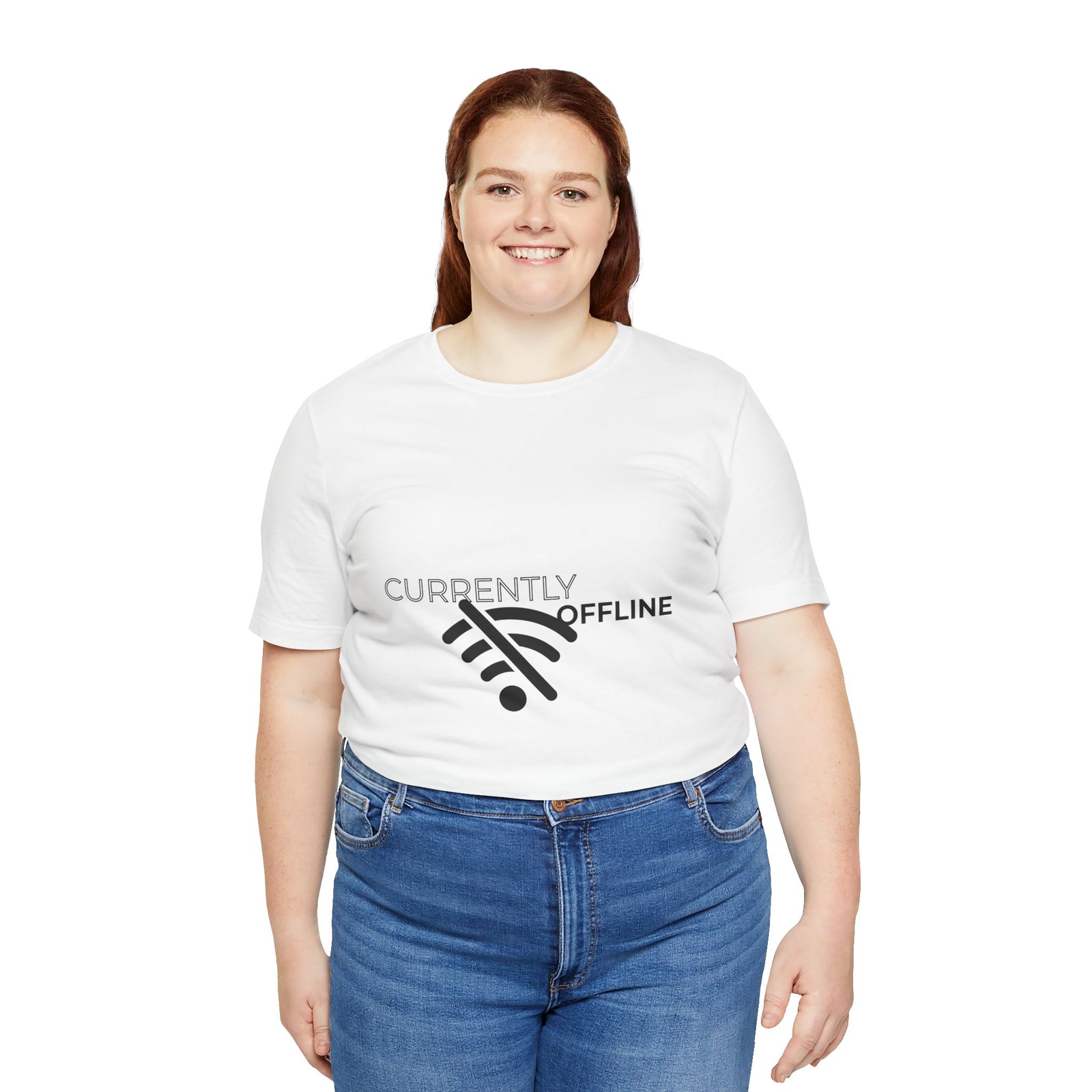 Currently Offline Unisex Tee, Casual Shirt, Comfortable T-Shirt, Tech Humor Clothing, Gift for Gamers, Relaxed Fit Apparel