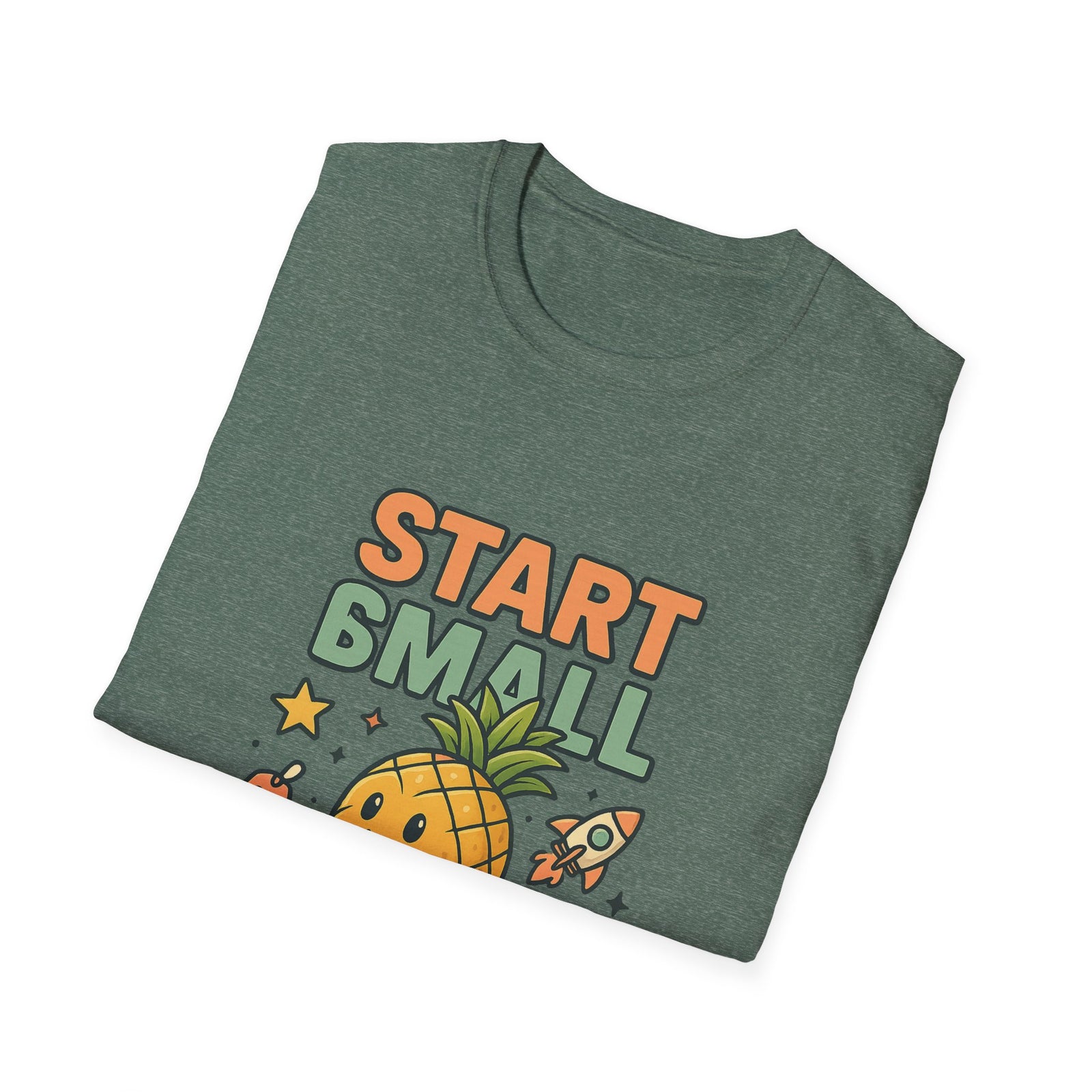 Cute Pineapple Motivational Unisex T-Shirt, Fun Graphic Tee, Inspirational Shirt, Gift for Dreamers, Casual Wear
