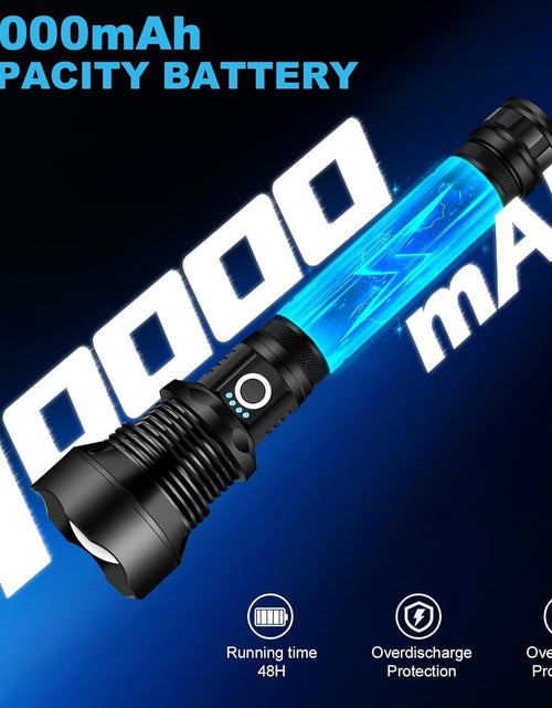 Load image into Gallery viewer, 35000000LM Super Bright Powerful LED Flashlight Torch P90 Rechargeable Zoomable
