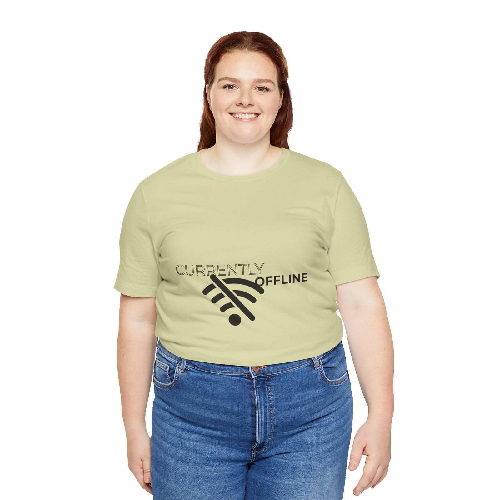 Currently Offline Unisex Tee, Casual Shirt, Comfortable T-Shirt, Tech Humor Clothing, Gift for Gamers, Relaxed Fit Apparel