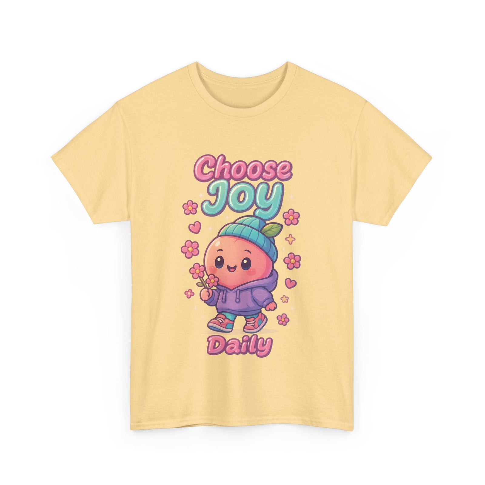Cute 'Choose Joy Daily' Unisex Tee, Happy Shirt, Gift for Friends, Positive Vibes, Everyday Wear, Cheerful Apparel