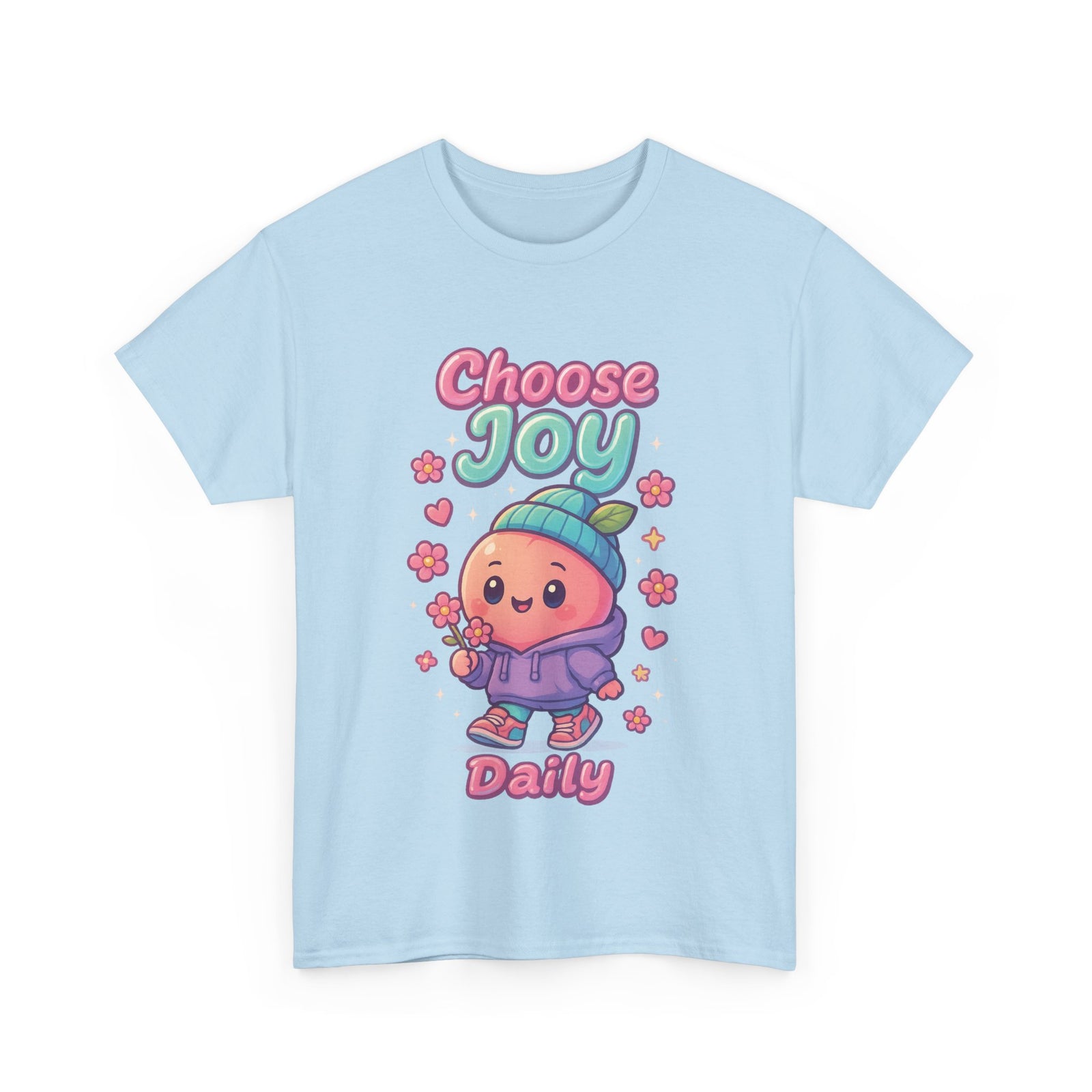 Cute 'Choose Joy Daily' Unisex Tee, Happy Shirt, Gift for Friends, Positive Vibes, Everyday Wear, Cheerful Apparel