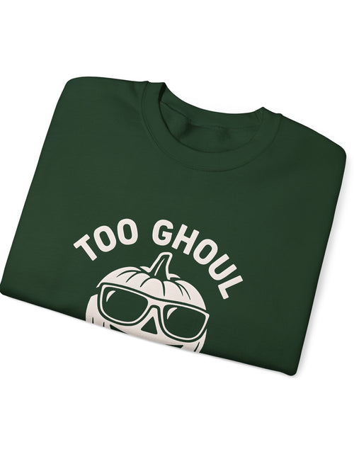 Load image into Gallery viewer, Halloween-Themed Crewneck Sweatshirt, Spooky Sweatshirt, Comfortable Fall Apparel, Gifts for Students, Unisex Halloween Clothing

