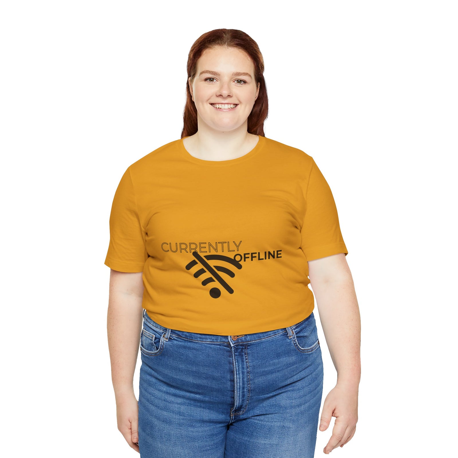 Currently Offline Unisex Tee, Casual Shirt, Comfortable T-Shirt, Tech Humor Clothing, Gift for Gamers, Relaxed Fit Apparel