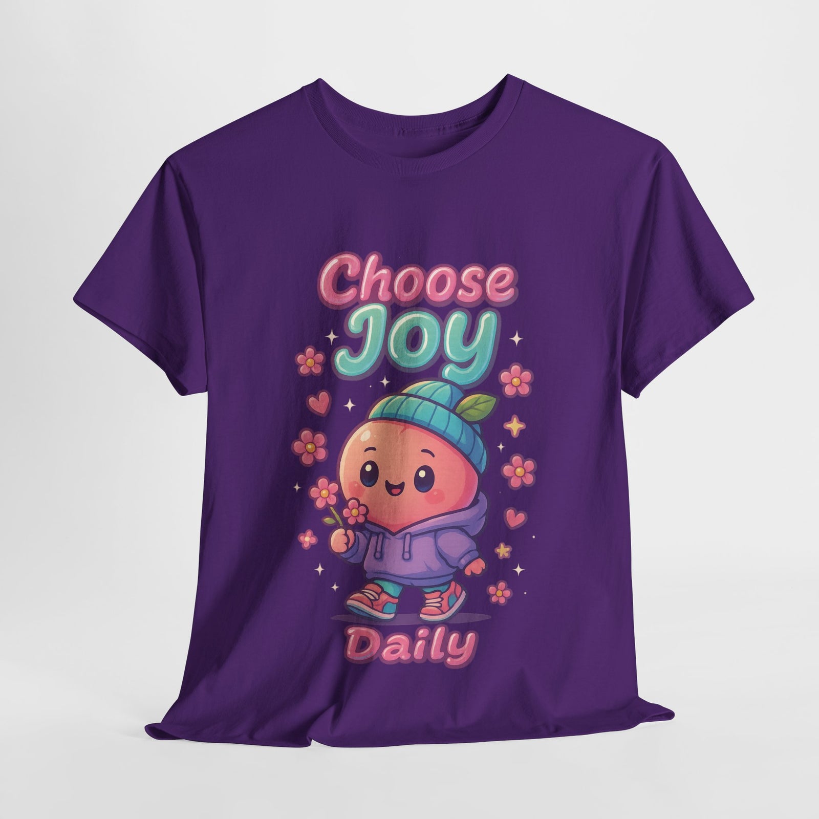 Cute 'Choose Joy Daily' Unisex Tee, Happy Shirt, Gift for Friends, Positive Vibes, Everyday Wear, Cheerful Apparel