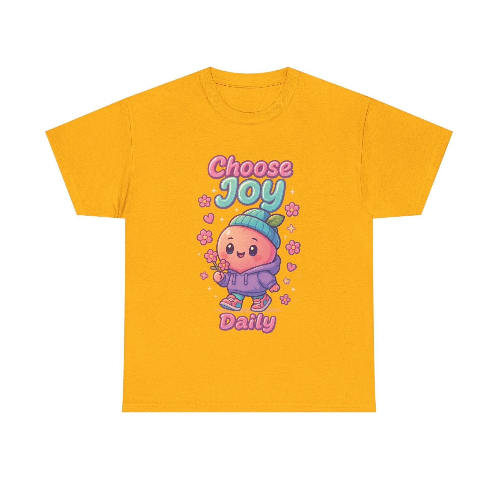 Cute 'Choose Joy Daily' Unisex Tee, Happy Shirt, Gift for Friends, Positive Vibes, Everyday Wear, Cheerful Apparel