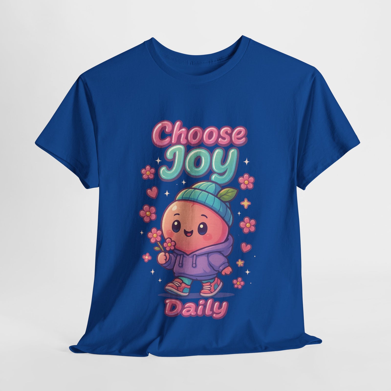Cute 'Choose Joy Daily' Unisex Tee, Happy Shirt, Gift for Friends, Positive Vibes, Everyday Wear, Cheerful Apparel