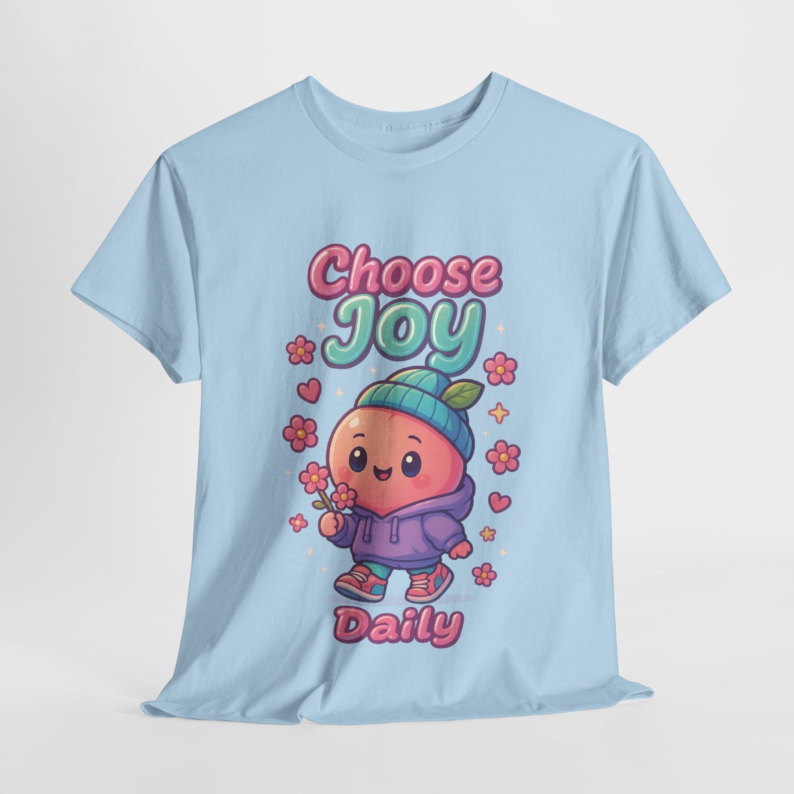 Cute 'Choose Joy Daily' Unisex Tee, Happy Shirt, Gift for Friends, Positive Vibes, Everyday Wear, Cheerful Apparel