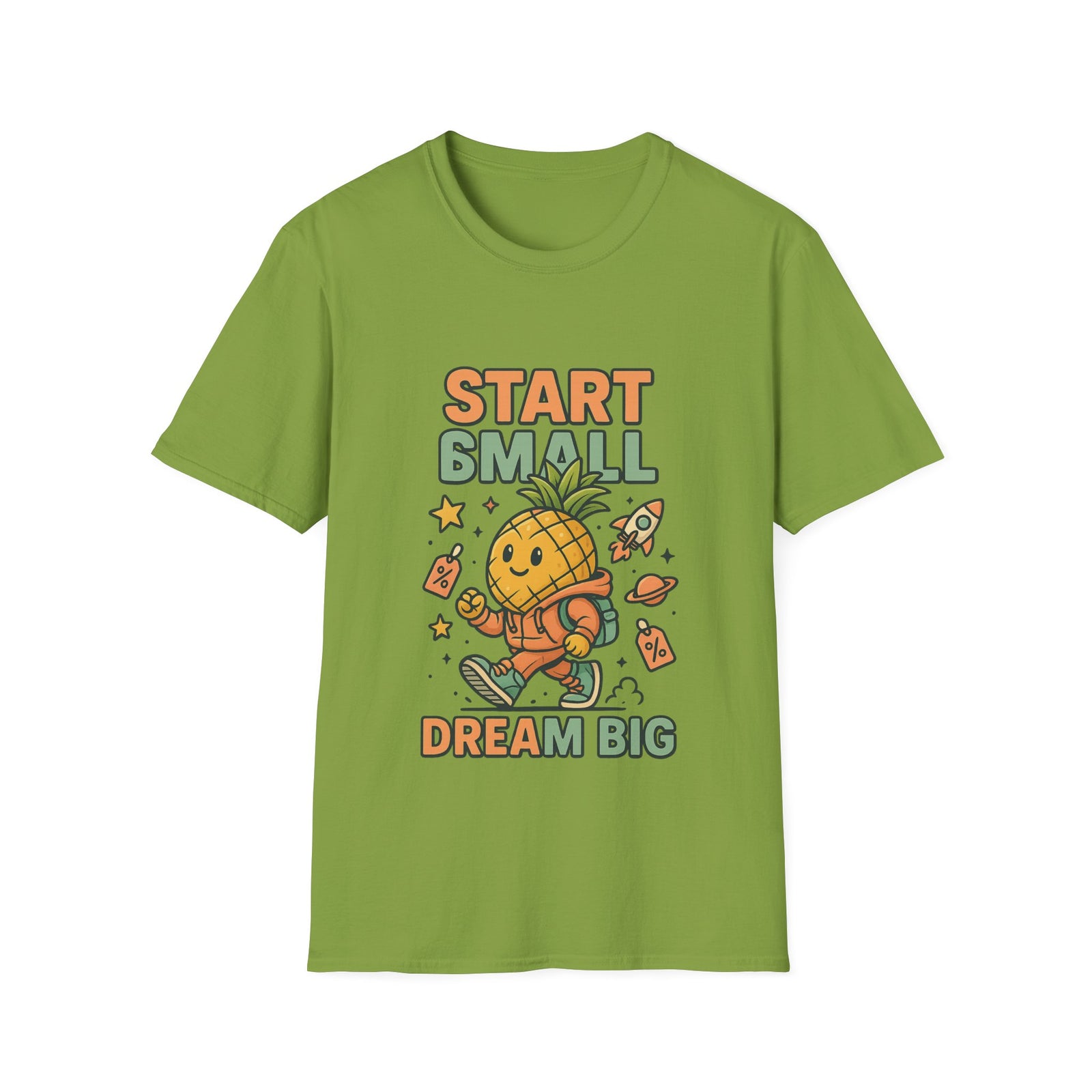 Cute Pineapple Motivational Unisex T-Shirt, Fun Graphic Tee, Inspirational Shirt, Gift for Dreamers, Casual Wear