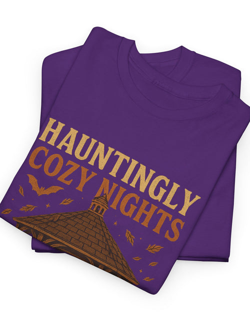 Load image into Gallery viewer, Cozy Halloween Tee, Unisex T-Shirt for Fall, Autumn Layering, Halloween Nights Celebration Shirt, Spooky Vibes, Pumpkin Lovers Gift
