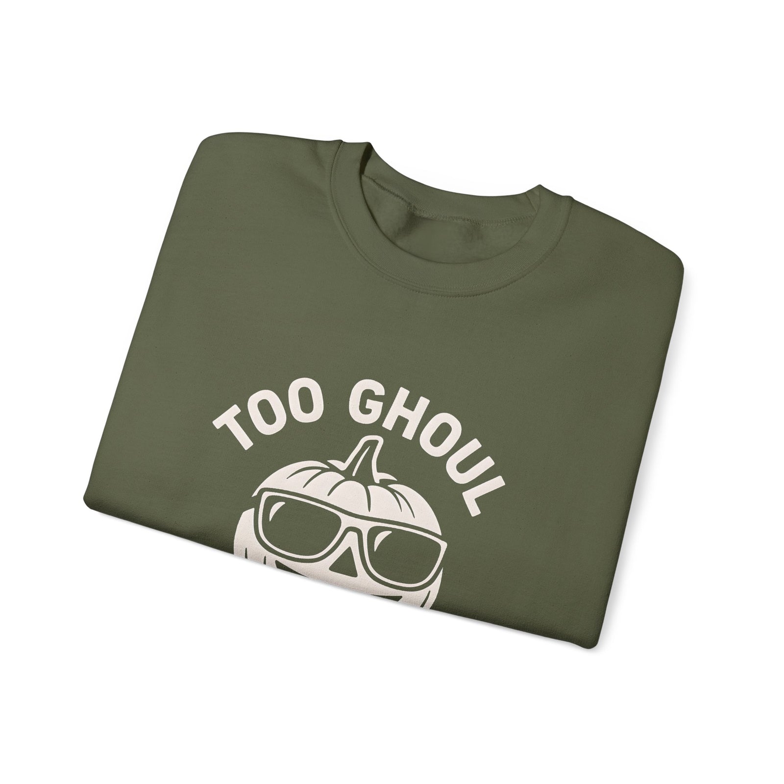 Halloween-Themed Crewneck Sweatshirt, Spooky Sweatshirt, Comfortable Fall Apparel, Gifts for Students, Unisex Halloween Clothing