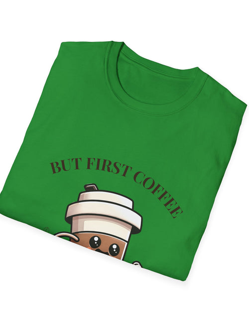 Load image into Gallery viewer, Funny Coffee Lover T-Shirt, Unisex Graphic Tee for Coffee Enthusiasts, Great Gift for Birthdays, Holidays, or Just Because
