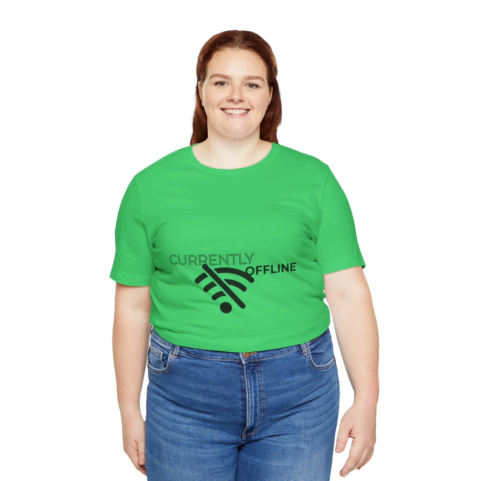 Currently Offline Unisex Tee, Casual Shirt, Comfortable T-Shirt, Tech Humor Clothing, Gift for Gamers, Relaxed Fit Apparel