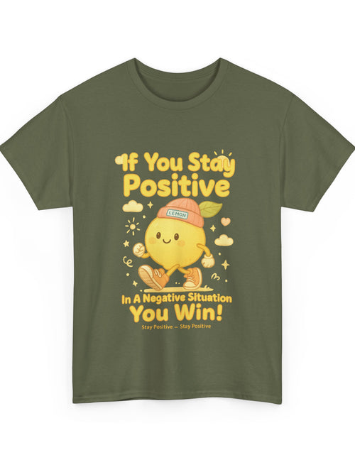 Load image into Gallery viewer, Positive Vibes Tee, Uplifting Graphic T-Shirt, Motivational Apparel, Gift for Friends, Casual Wear, Unisex Fashion
