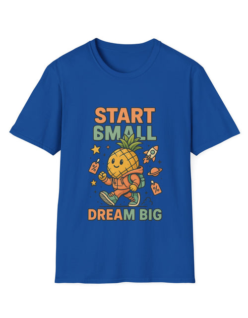 Load image into Gallery viewer, Cute Pineapple Motivational Unisex T-Shirt, Fun Graphic Tee, Inspirational Shirt, Gift for Dreamers, Casual Wear
