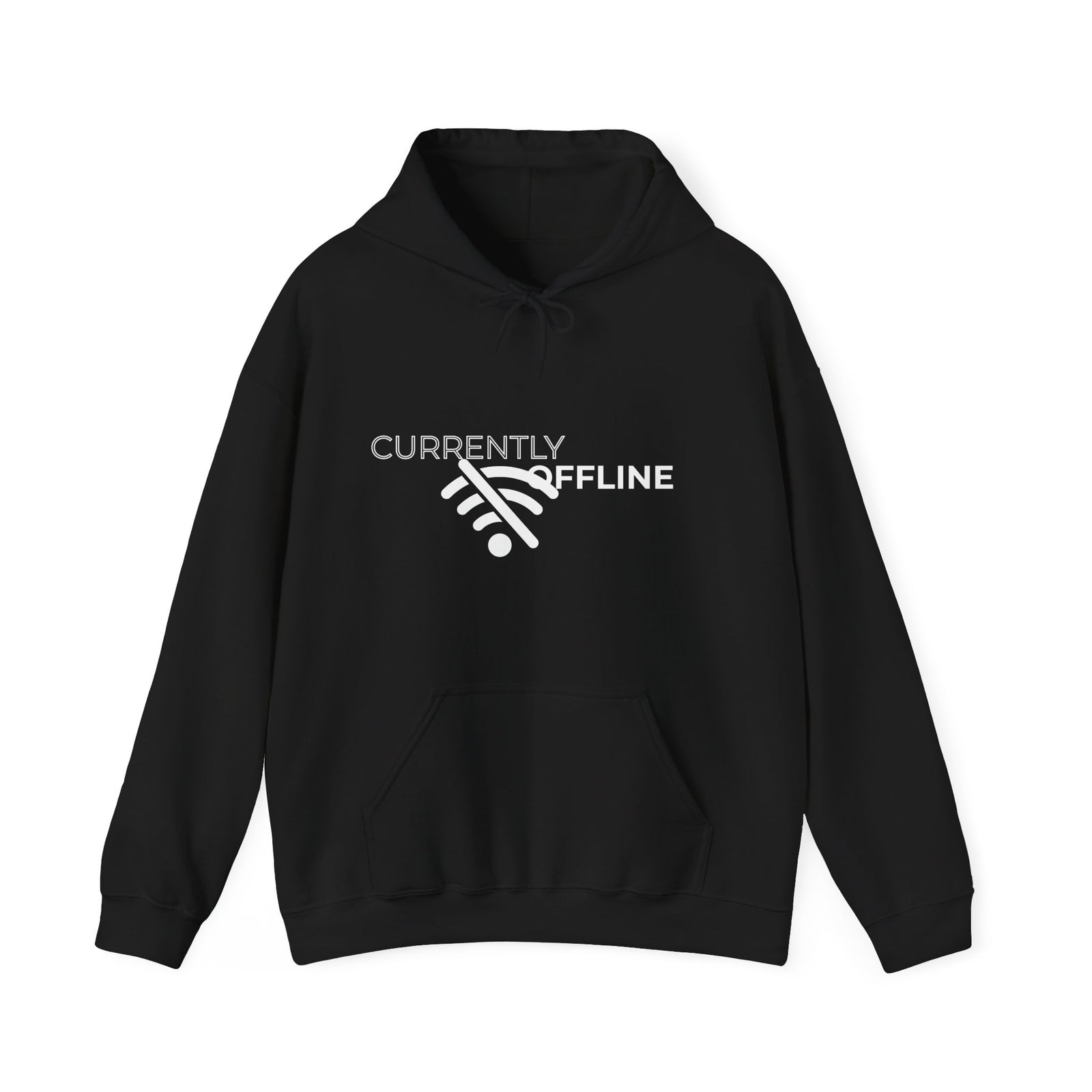 Currently Offline Unisex Heavy Blend Hoodie, Cozy Sweatshirt Gift, Casual Loungewear, Relaxed Fashion, Streetwear, Relaxation Apparel