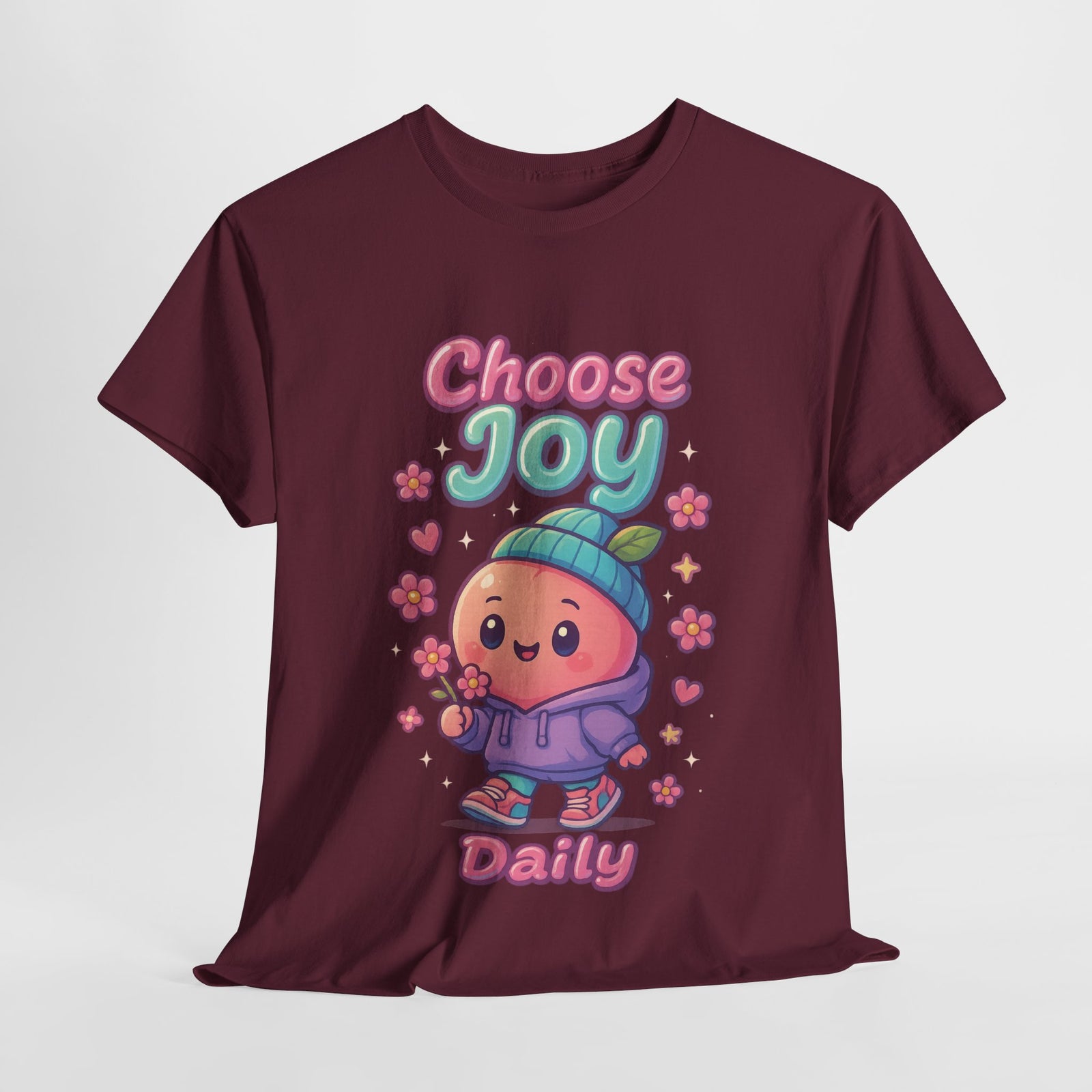 Cute 'Choose Joy Daily' Unisex Tee, Happy Shirt, Gift for Friends, Positive Vibes, Everyday Wear, Cheerful Apparel
