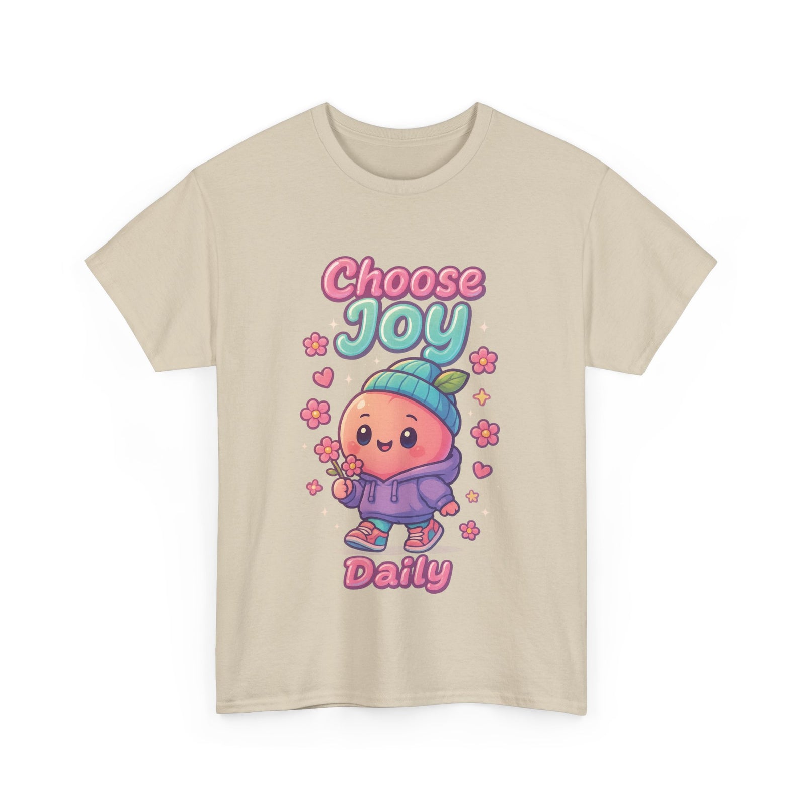 Cute 'Choose Joy Daily' Unisex Tee, Happy Shirt, Gift for Friends, Positive Vibes, Everyday Wear, Cheerful Apparel