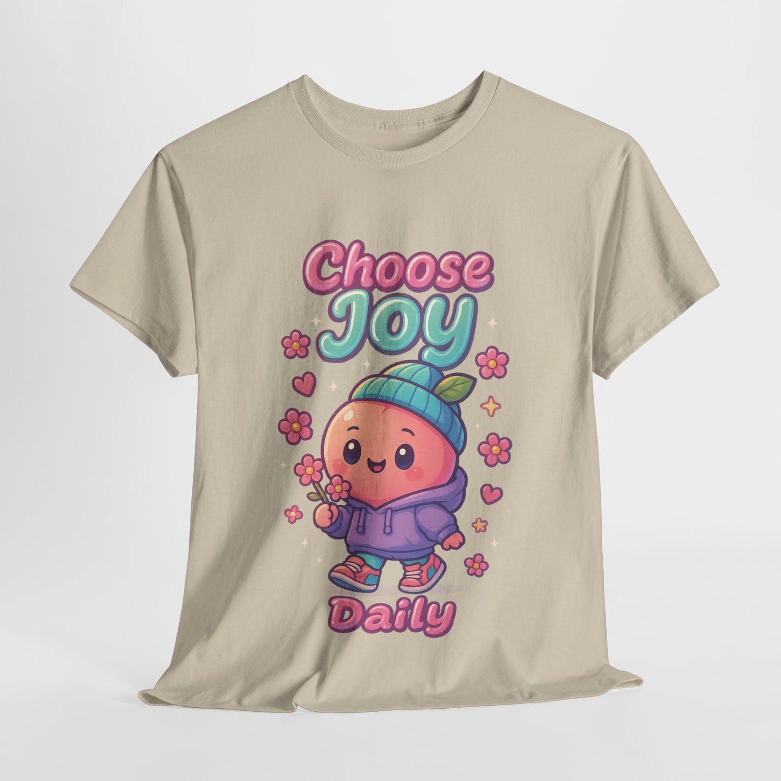 Cute 'Choose Joy Daily' Unisex Tee, Happy Shirt, Gift for Friends, Positive Vibes, Everyday Wear, Cheerful Apparel