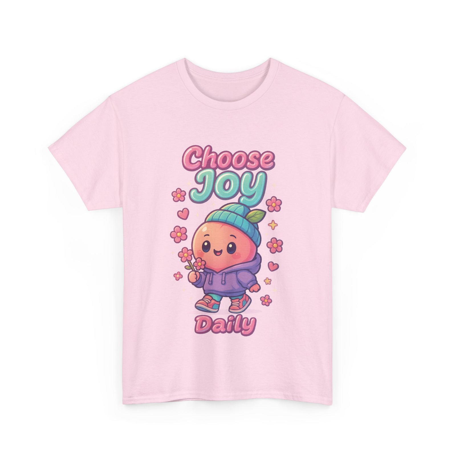 Cute 'Choose Joy Daily' Unisex Tee, Happy Shirt, Gift for Friends, Positive Vibes, Everyday Wear, Cheerful Apparel