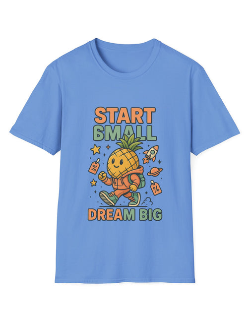Load image into Gallery viewer, Cute Pineapple Motivational Unisex T-Shirt, Fun Graphic Tee, Inspirational Shirt, Gift for Dreamers, Casual Wear

