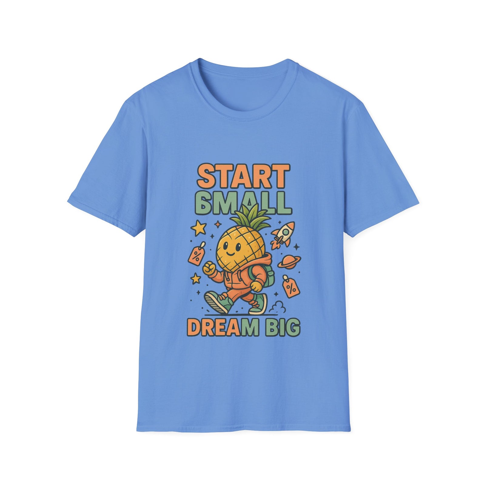 Cute Pineapple Motivational Unisex T-Shirt, Fun Graphic Tee, Inspirational Shirt, Gift for Dreamers, Casual Wear