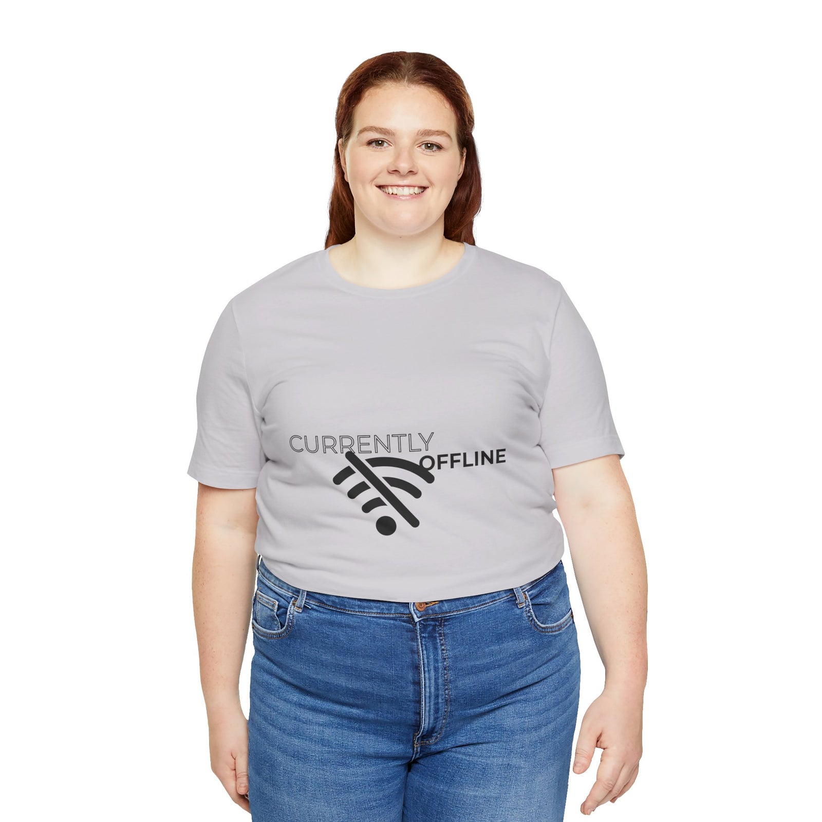 Currently Offline Unisex Tee, Casual Shirt, Comfortable T-Shirt, Tech Humor Clothing, Gift for Gamers, Relaxed Fit Apparel