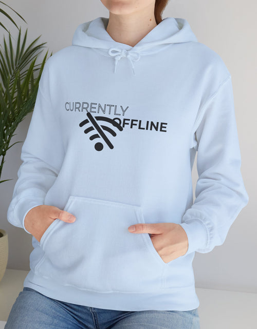 Load image into Gallery viewer, Currently Offline Unisex Heavy Blend Hoodie, Cozy Sweatshirt Gift, Casual Loungewear, Relaxed Fashion, Streetwear, Relaxation Apparel
