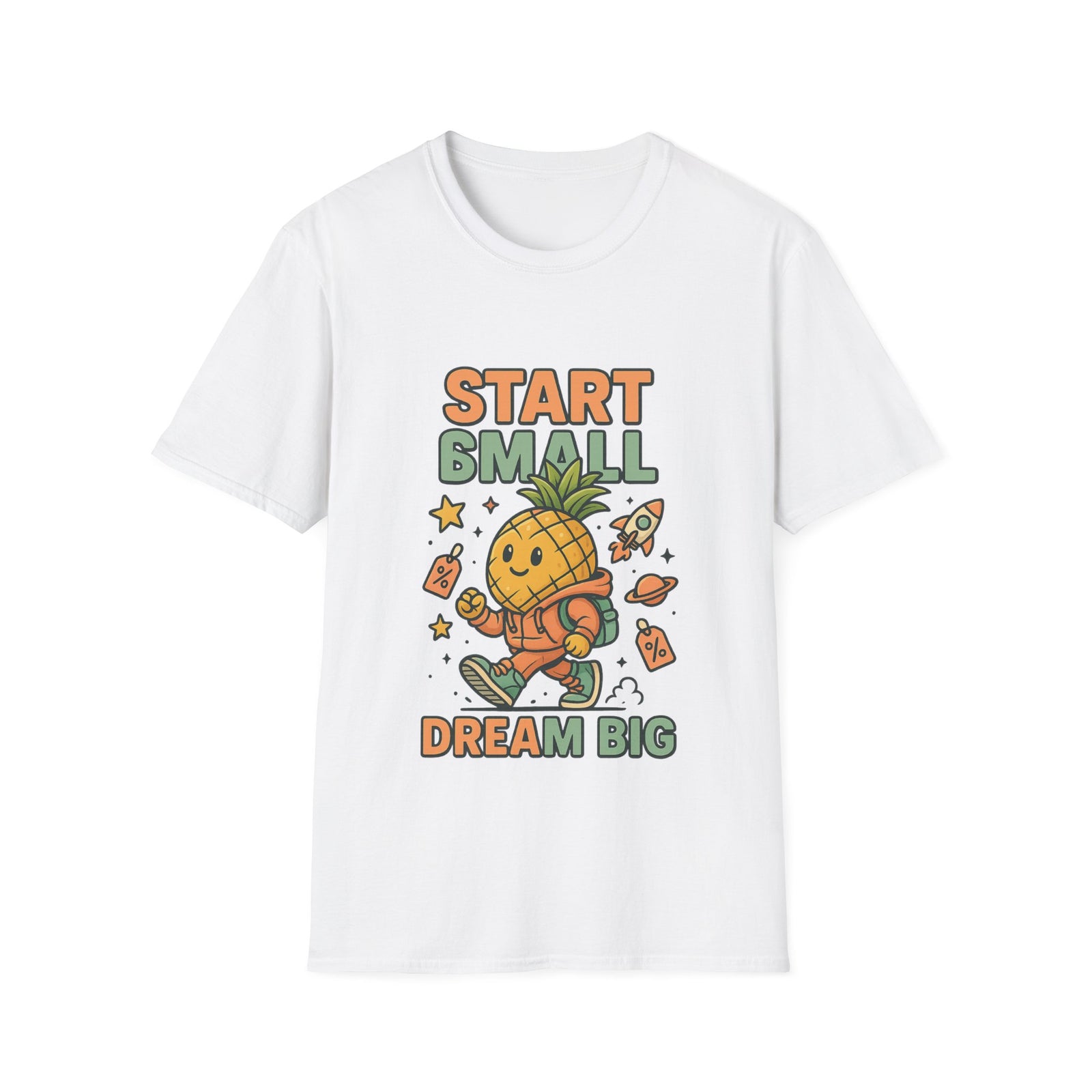 Cute Pineapple Motivational Unisex T-Shirt, Fun Graphic Tee, Inspirational Shirt, Gift for Dreamers, Casual Wear