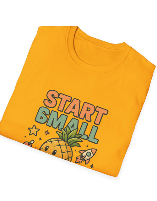 Load image into Gallery viewer, Cute Pineapple Motivational Unisex T-Shirt, Fun Graphic Tee, Inspirational Shirt, Gift for Dreamers, Casual Wear

