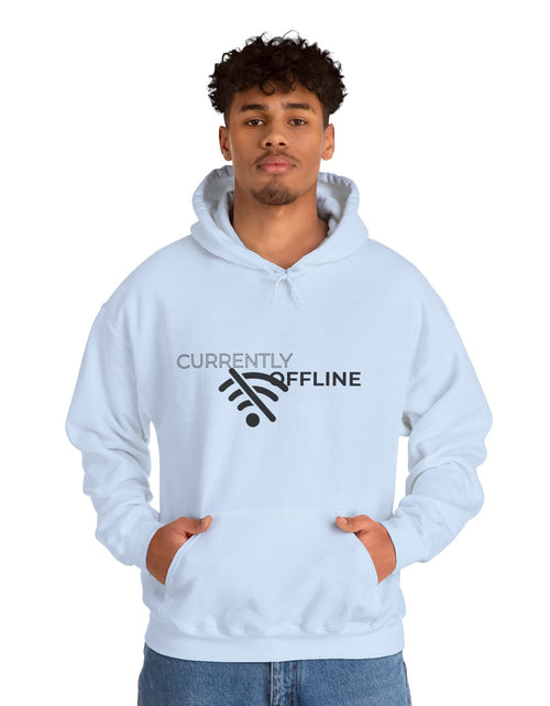 Load image into Gallery viewer, Currently Offline Unisex Heavy Blend Hoodie, Cozy Sweatshirt Gift, Casual Loungewear, Relaxed Fashion, Streetwear, Relaxation Apparel
