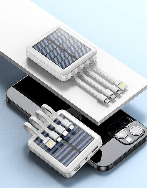 Load image into Gallery viewer, Mini Portable Power Bank With Solar Cable
