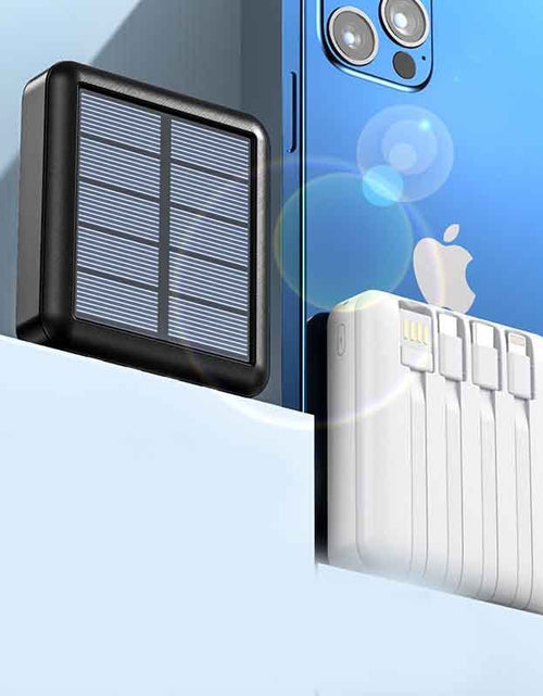 Load image into Gallery viewer, Mini Portable Power Bank With Solar Cable
